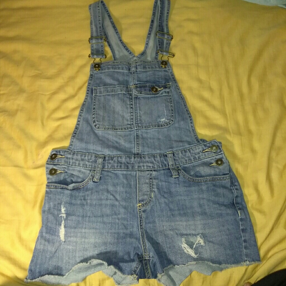 Denim overalls